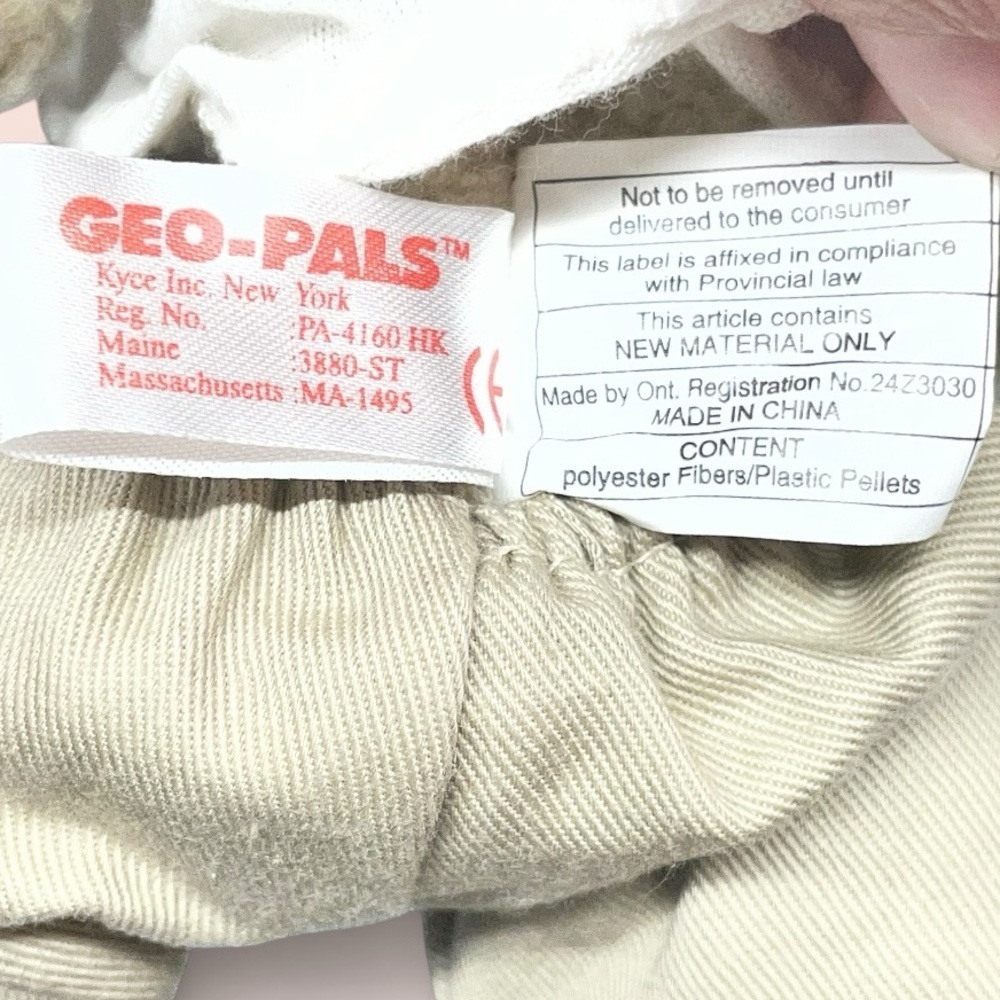 GEO-PALS Cotton Corps Teddy Bear with Khaki Outfit - Picture 5 of 5